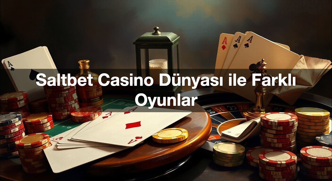 Saltbet Casino Dünyası ile Farklı Oyunlar